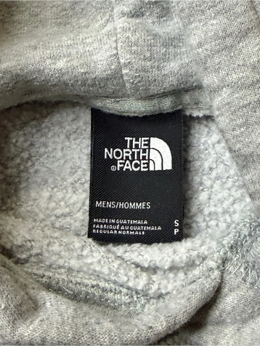 The North Face Men's Gray Logo Hoodie - Size Small